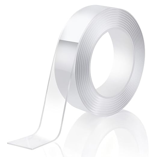 P7yaumy Double Sided Tape Heavy Duty 1.2in×20ft, Nano Tape Double Sided