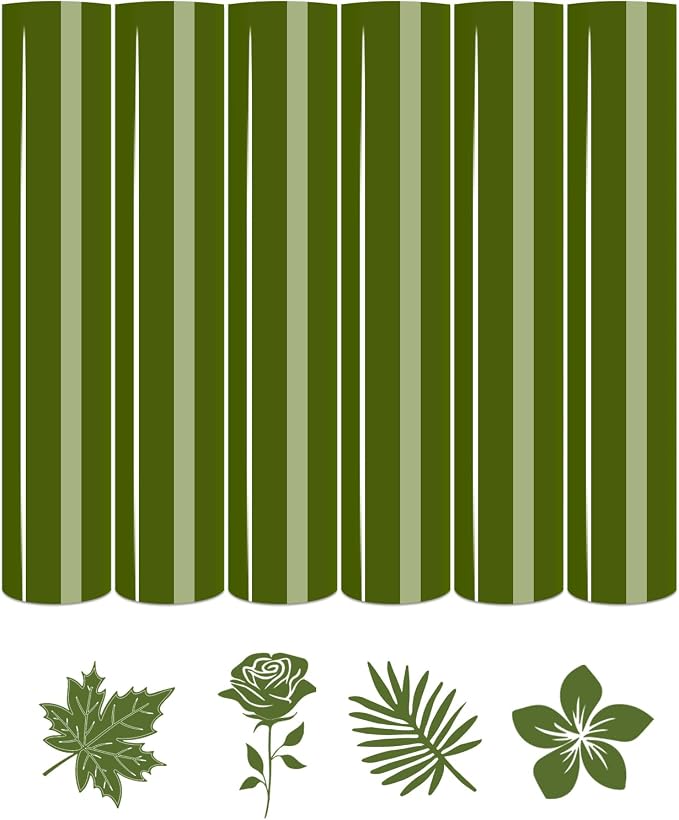 Tintnut Cactus Green Heat Transfer Vinyl, easy cut & weed, stretch washable