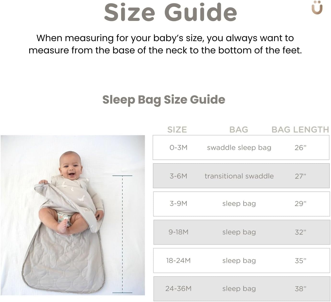 GUNAMUNA günamüna Unisex Baby, Toddler Wearable Blanket, Sleeping Bag Bamboo Rayon, Sleep Sack with Diaper Zipper, 2.6 TOG