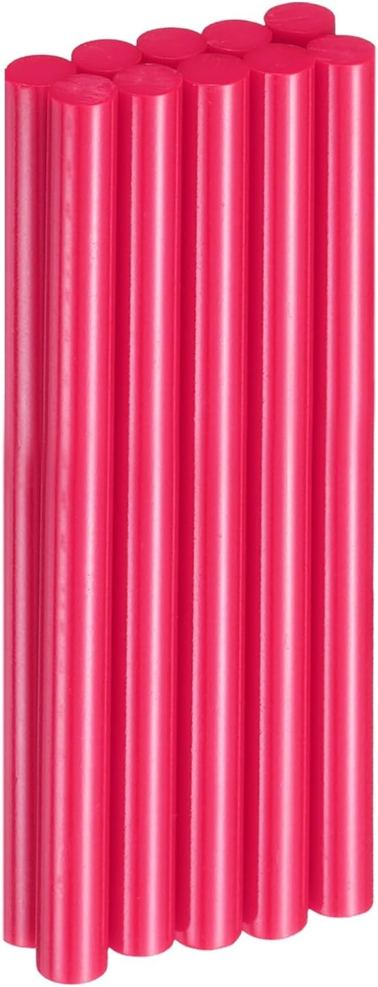 HARFINGTON 10pcs Hot Glue Sticks 0.43" Dia x 5.91" Long EVA Mini Hot Melt