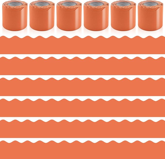 6 Rolls 196.8 Ft Fall Bulletin Board Borders
