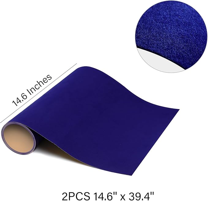 Mesheshe 2PCS Self Adhesive Felt Sheets, DIY Sheet