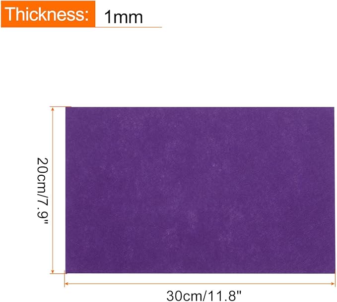 MECCANIXITY Adhesive Felt Sheets, Felt Fabric Crafts Back Adhesive Felt Sheets