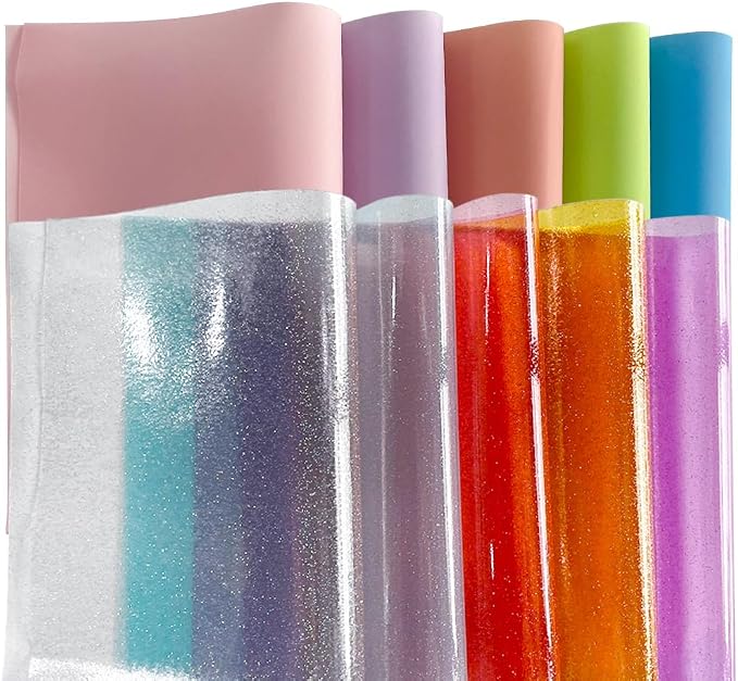ONEART | Clear A4 Candy Color Jelly Vinyl Sheets