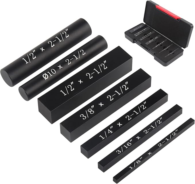 EANOSIC Setup Blocks Height Gauge Set, Bars Include Laser Engraved Size Markings