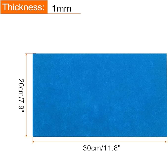 MECCANIXITY Adhesive Felt Sheets, Felt Fabric Crafts Back Adhesive Felt Sheets
