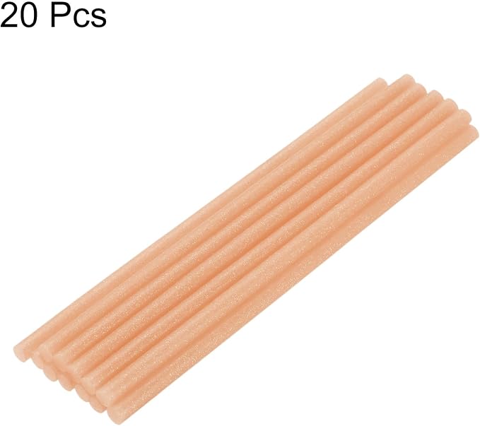 uxcell 20pcs Hot Glue Sticks for Glue Gun 7mm/0.27-inch x 4-inch Mini Hot Melt