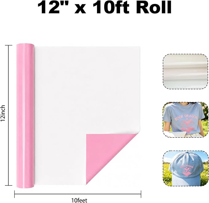 FUNKAKA UV Color Changing Heat Transfer Vinyl HTV Roll
