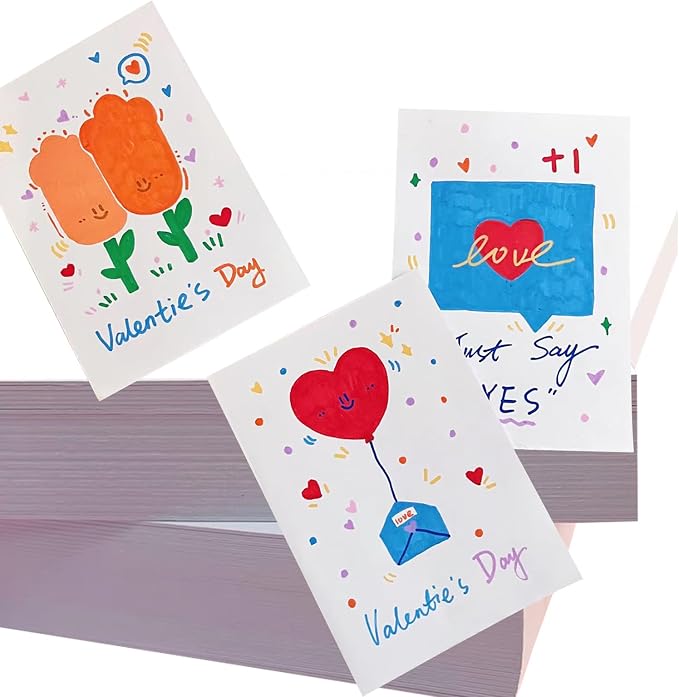 100 Sheets White Cardstock 4" x 6" Thick Paper