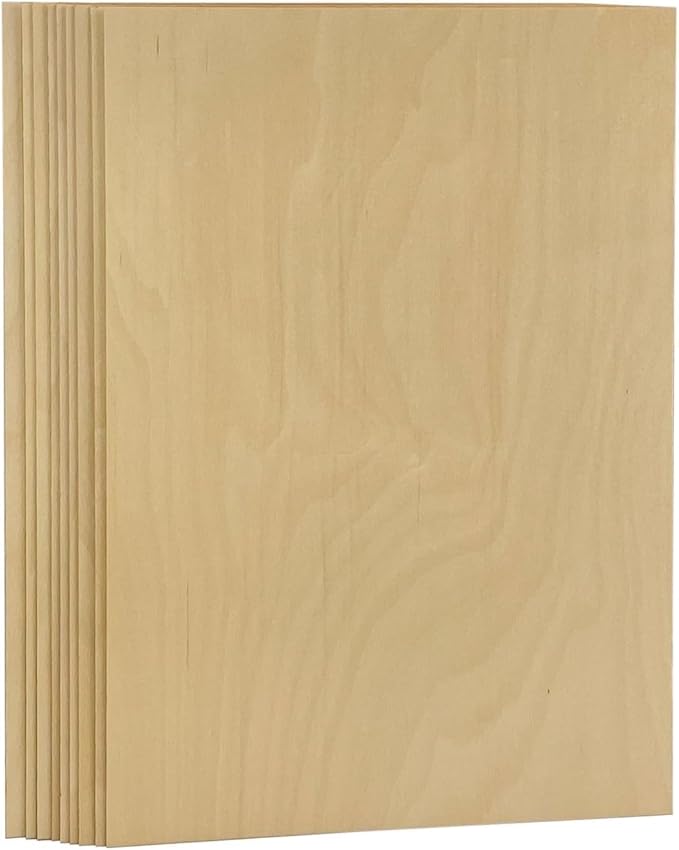 Unfinished Wood Pieces, Thin Plywood Wood Sheets