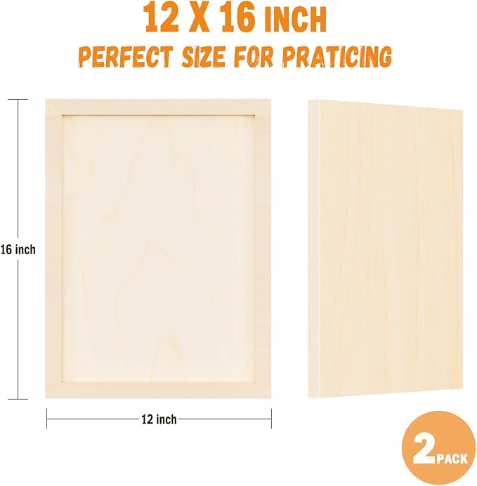 Wooden Art Panels for DIY Painting