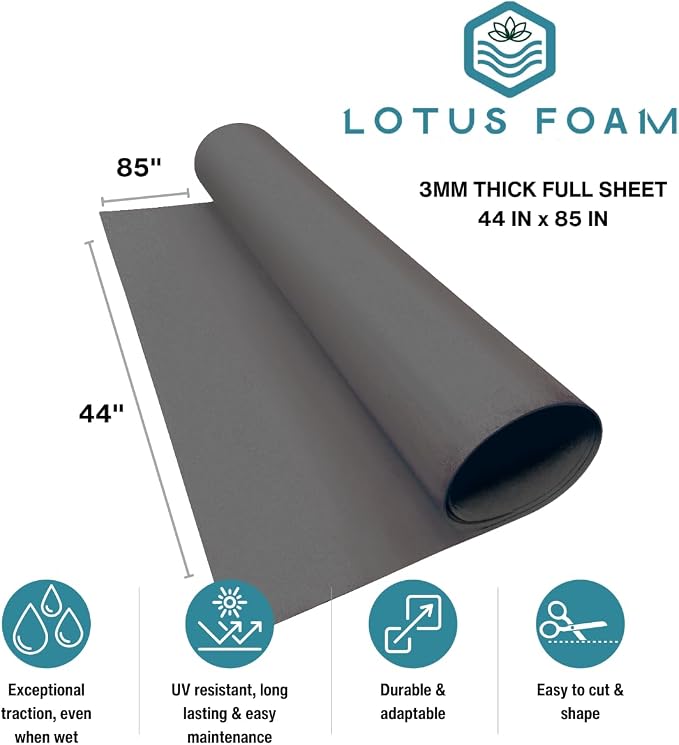 LotusFoam EVA Foam Sheet 3mm – 44"x 85" Craft Foam
