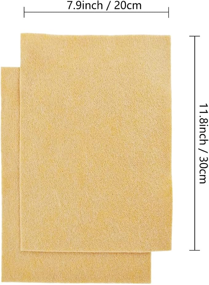 Jtnohx Color Felt, Soft Felt Sheets, 1.4mm Thick 8"x12" Handicraft Felt Fabrics