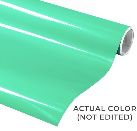 VViViD Mint Gloss DECO65 Permanent Adhesive Craft Vinyl