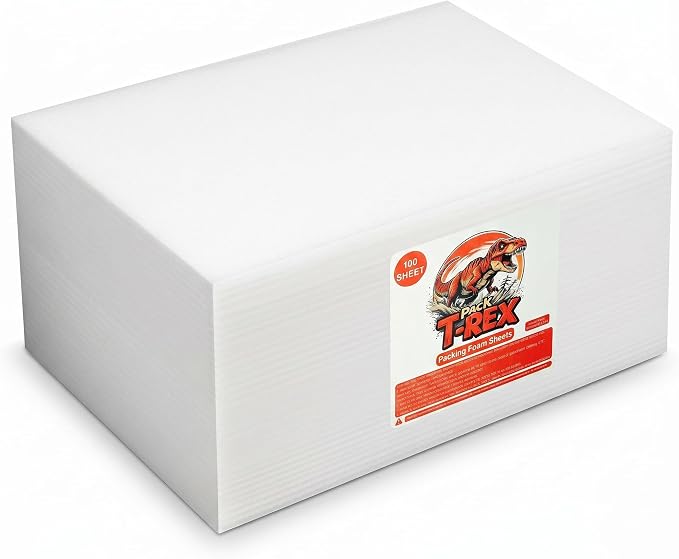100 Pack Foam Sheets 7.87"x12" 1/16" Thick
