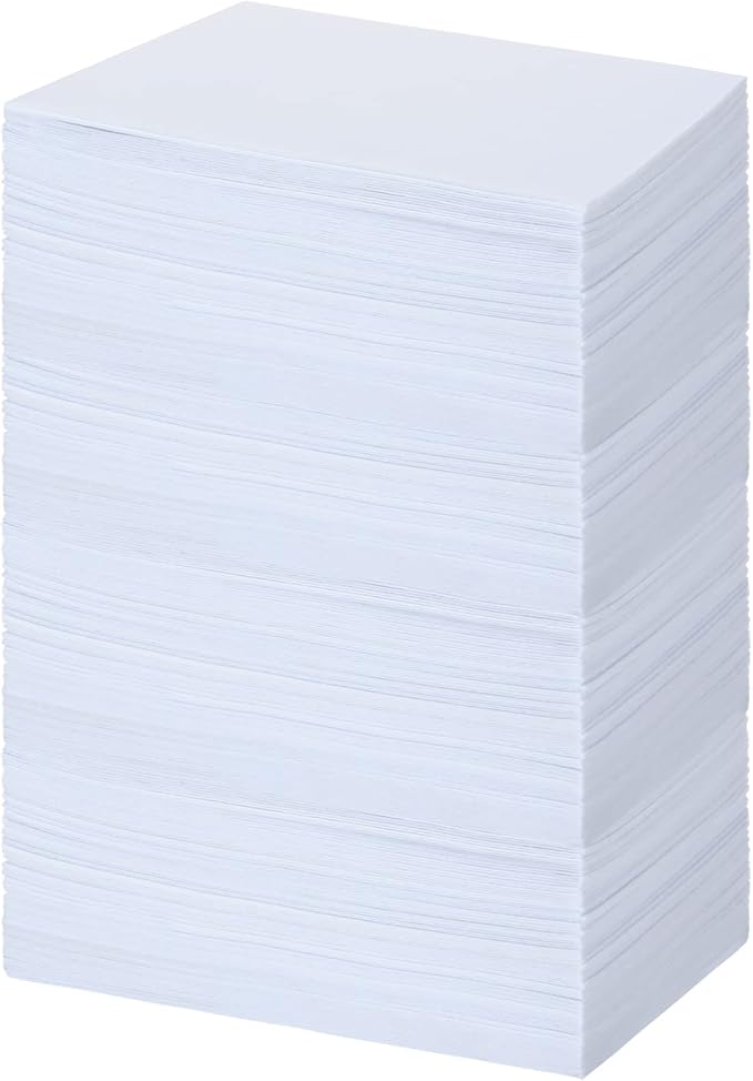 Rtteri White Felt Fabric Sheets 9 x 12 Inch Bulk, Soft Felt Squares 1 mm Thick