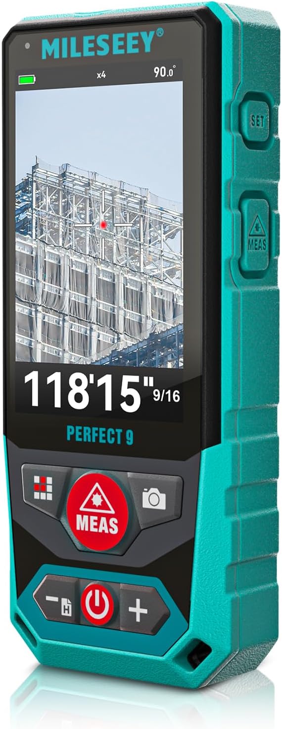 MILESEEY P9 Outdoor Laser Measuring Tool, 985ft Professional Laser Distance