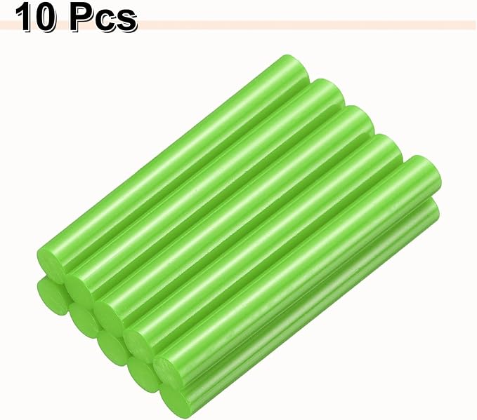 HARFINGTON 10pcs Hot Glue Sticks 0.43" Dia x 3.94" Long EVA Mini Hot Melt