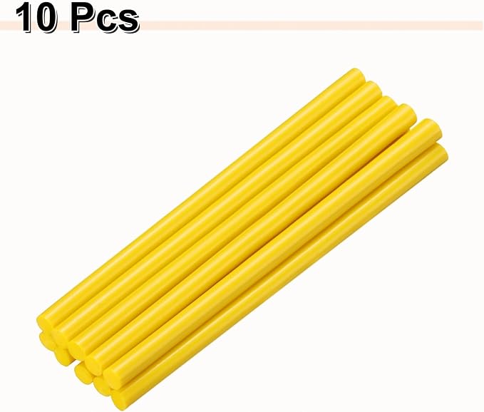 HARFINGTON 10pcs Hot Glue Sticks 0.28" Dia x 5.91" Long EVA Mini Hot Melt