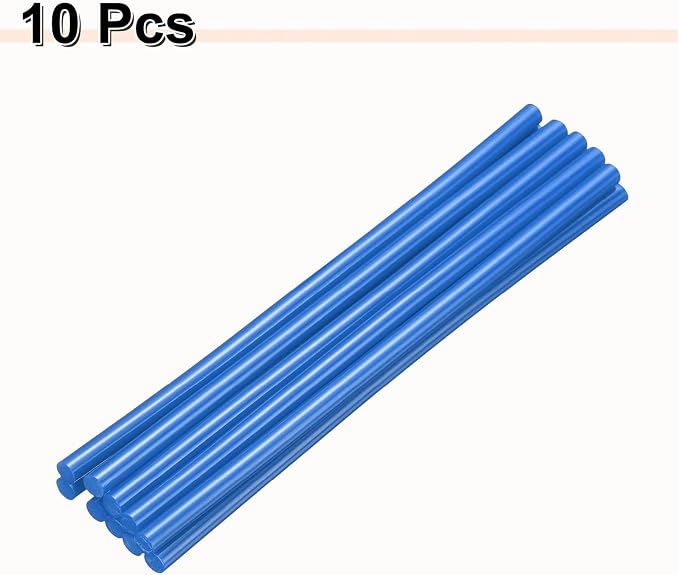 HARFINGTON 10pcs Hot Glue Sticks 0.28" Dia x 7.87" Long EVA Mini Hot Melt