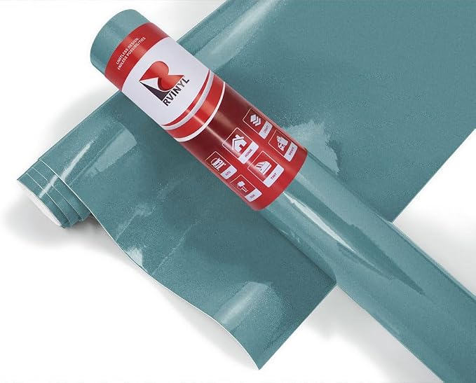 ORACAL 951 Blue Gray Metallic Gloss Permanent Adhesive Vinyl Roll