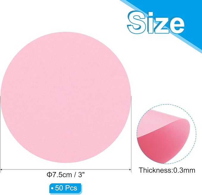 PATIKIL 3inch Circle Card Stock