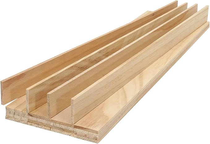 Wood Strips Slats Square Wooden Dowels