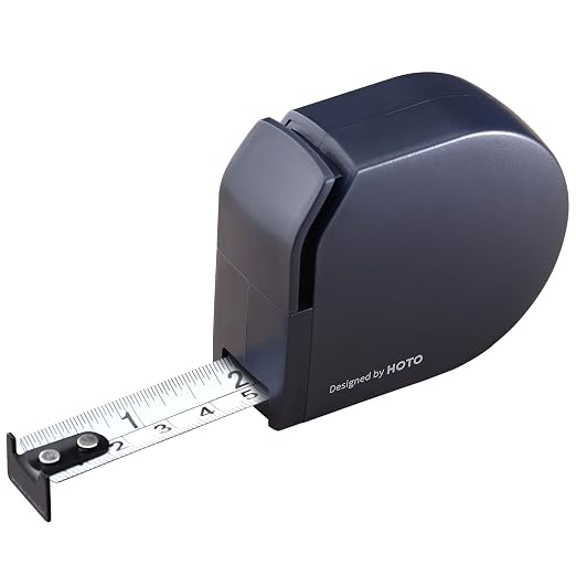 HOTO Self-Locking Tape Measure, Pocket-Size Retractable Measuring Tape