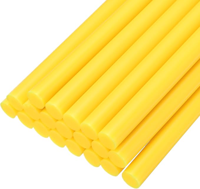 uxcell 20pcs Hot Glue Sticks for Glue Gun 7mm/0.28-inch x 8-inch Mini Hot Melt