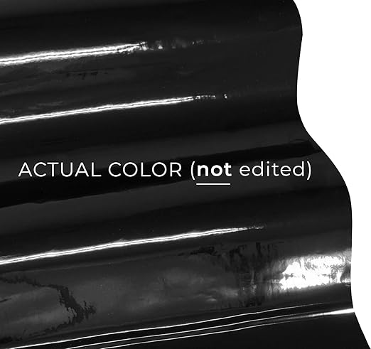 VViViD Chrome Black Gloss DECO65 Permanent Adhesive Craft Vinyl Roll