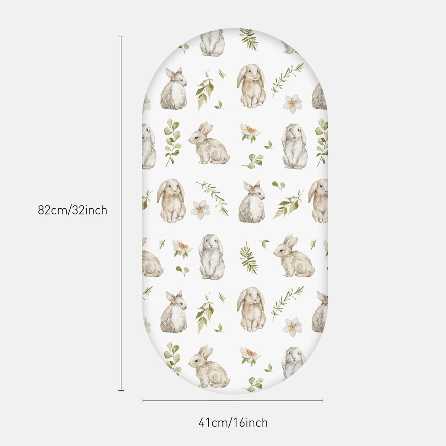 Bassinet Sheets 4 Pack, Bassinet Sheets for Baby Boy and Girl, Bassinet Sheet Neutral, Fit for Rectangle, Round, Oval, Hourglass Mattress, Flexible for Different Bassinet Pad/Mattress