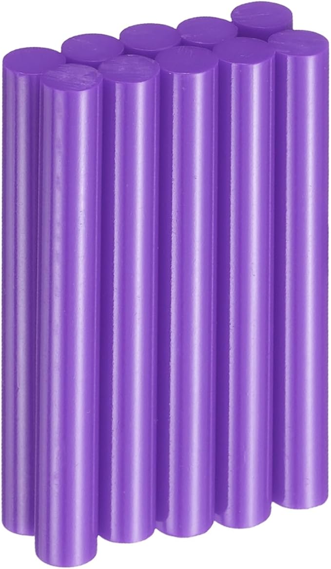 HARFINGTON 10pcs Hot Glue Sticks 0.43" Dia x 3.94" Long EVA Mini Hot Melt