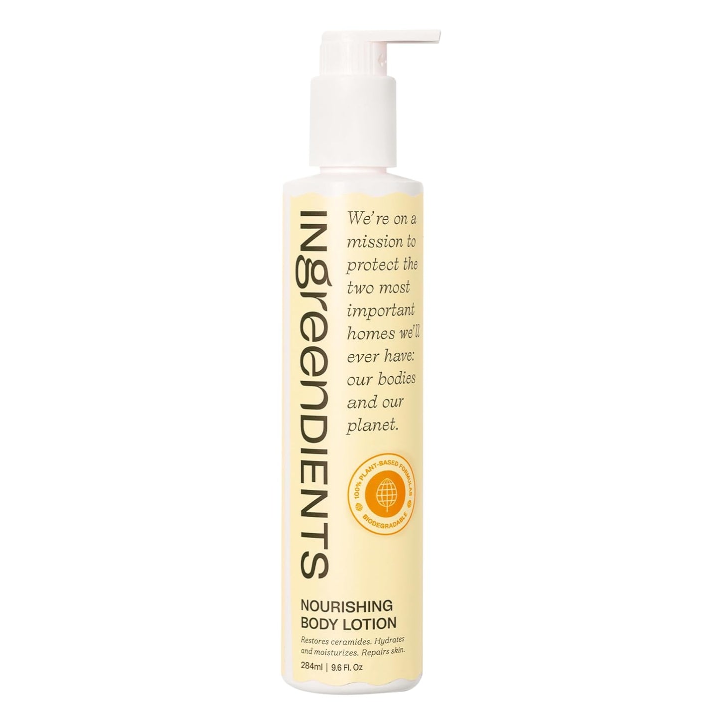 Ingreendients Organic Shea Butter Hand & Body Lotion For Dry and Sensitive Skin – Non Toxic, Vegan, Cruelty-Free, Natural, Gluten Free, Effectively Moisturizes and Rejuvenates Skin – 1 Pack