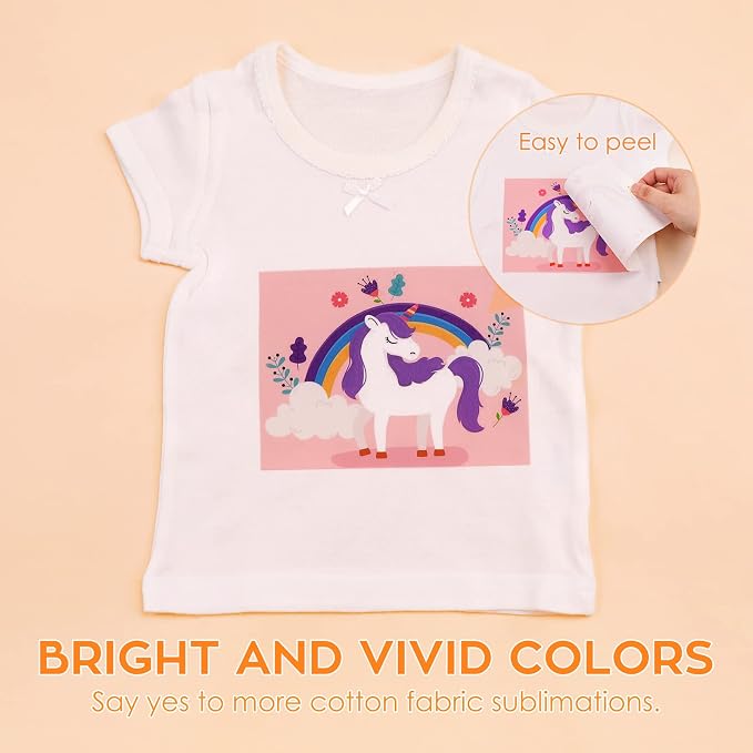 HTVRONT Sublimation Vinyl for Light-Colored Shirts