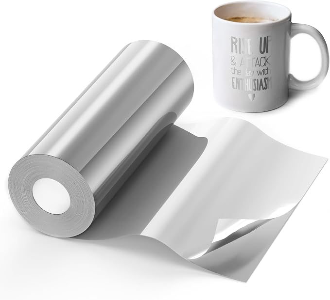 Sliver Permanent Vinyl for Cricut Cutting Machine, Waterproof, Durable Chrome