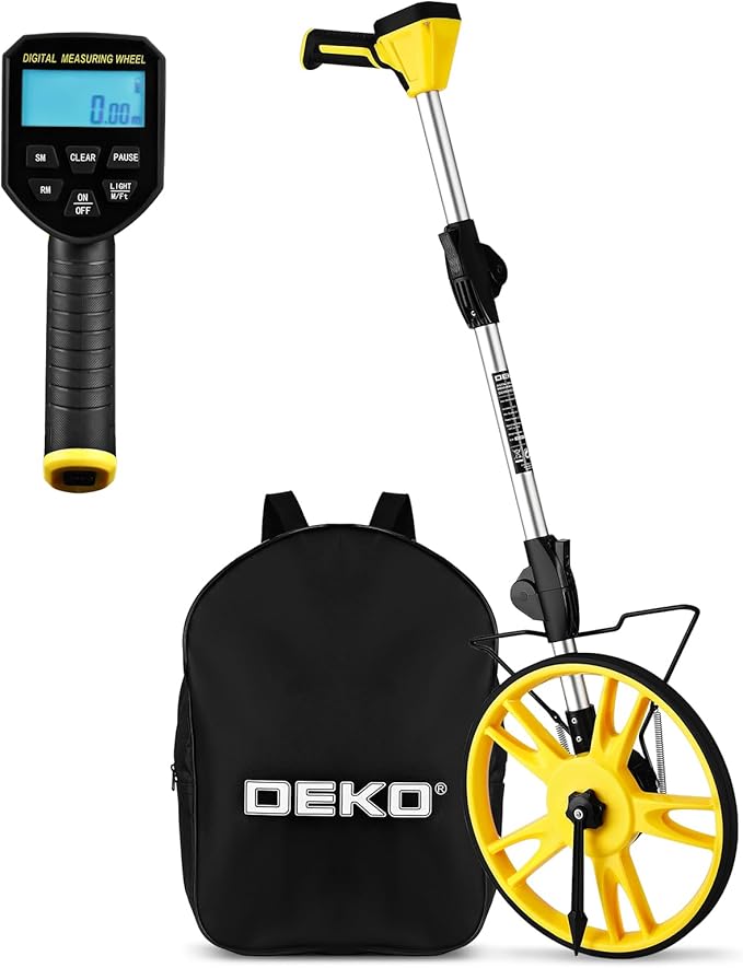Measuring Wheel: DEKOPRO 4V Digital Measuring Wheel in Feet, 12.5 Inch 99