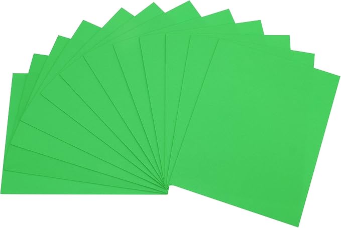 uxcell Light Green EVA Foam Sheets 11 x 8 inch 1.7mm Thickness