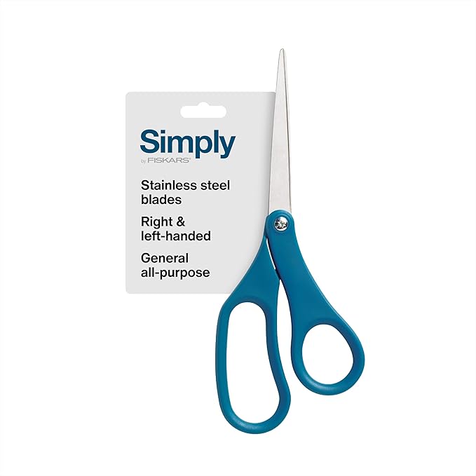 Fiskars 8" Stainless Steel All Purpose Scissors