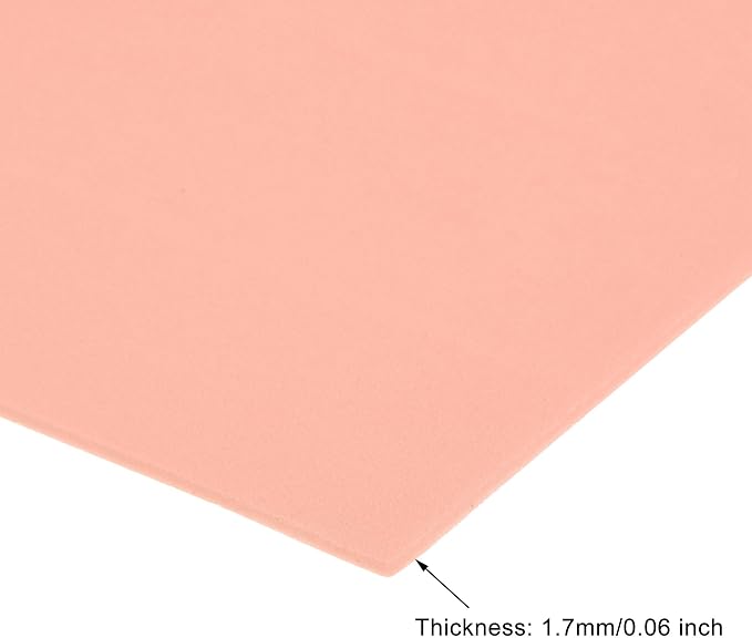 uxcell Red EVA Foam Sheets 11 x 8 inch 1.7mm Thickness