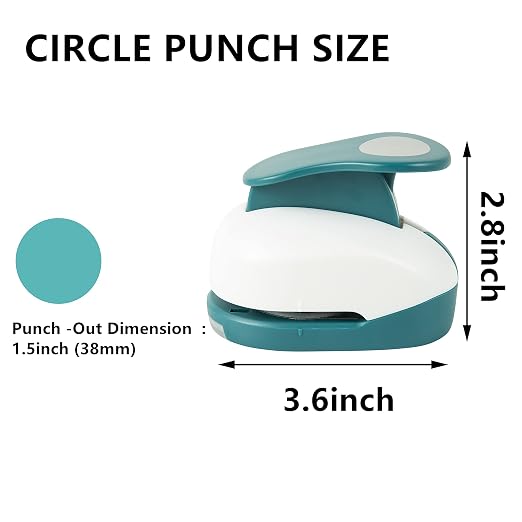 Circle Punch 1.5 Inch, Hole Puncher