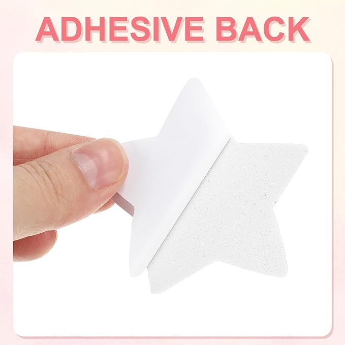 PATIKIL 2.2"x2.2" Star Foam Stickers