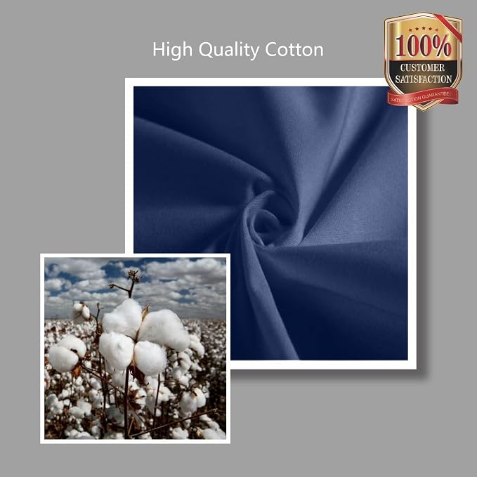 TOPDesign 3-Pack Super Strong Large 12oz Cotton Canvas Tote Bags, Reusable
