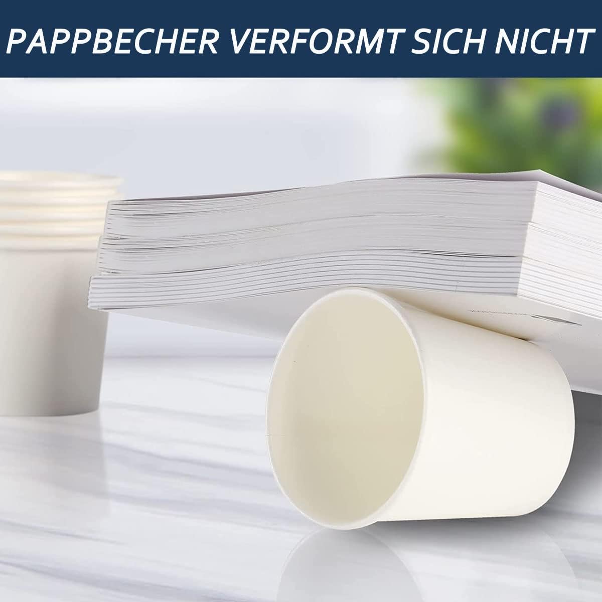 [300 Count - 4 oz] Small Paper Cups, Mouthwash Cups Bathroom Cup Mini Cup Small Disposable Cups