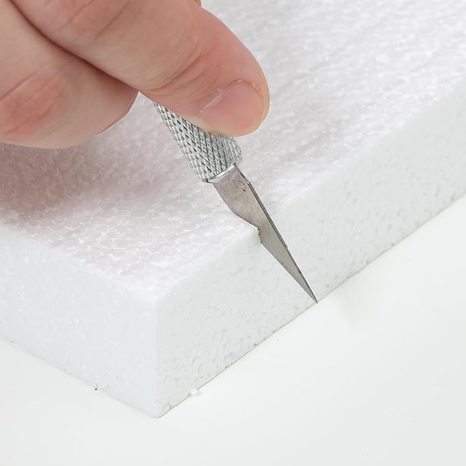 Crafare Large Craft Foam Block 14x7x4inch Foam Blocks Polystyrene Foam Brick