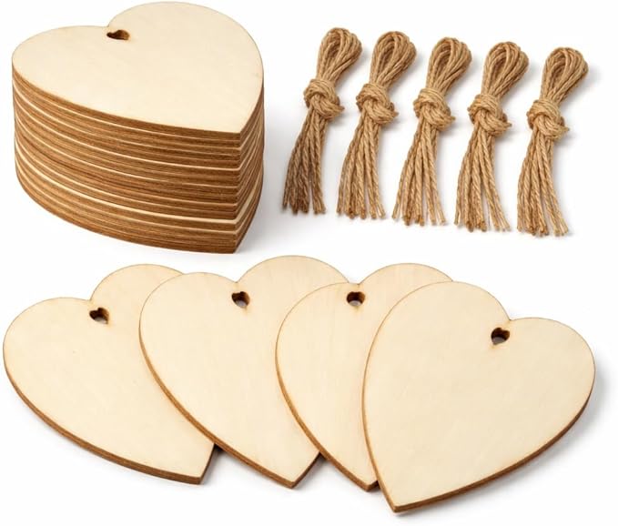 Unfinished Wooden Ornaments