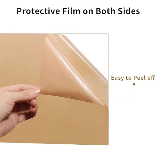 24 x 36 inch Clear Acrylic Sheets 1/8 inch Thick