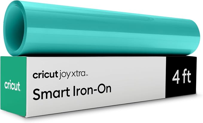 Cricut Smart Iron On for Joy Xtra Machine, Bright Teal | HTV Heat Transfer Vinyl