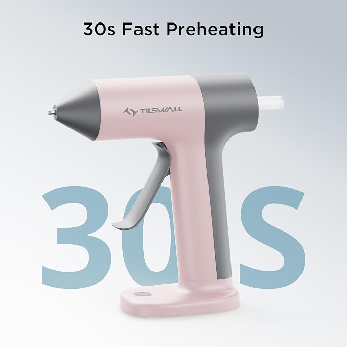 Tilswall Cordless Hot Glue Gun