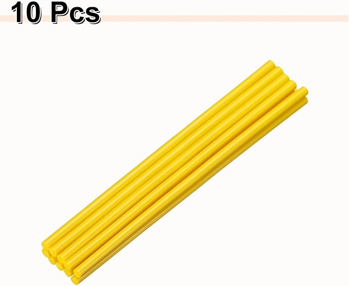 HARFINGTON 10pcs Hot Glue Sticks 0.28" Dia x 9.84" Long EVA Mini Hot Melt