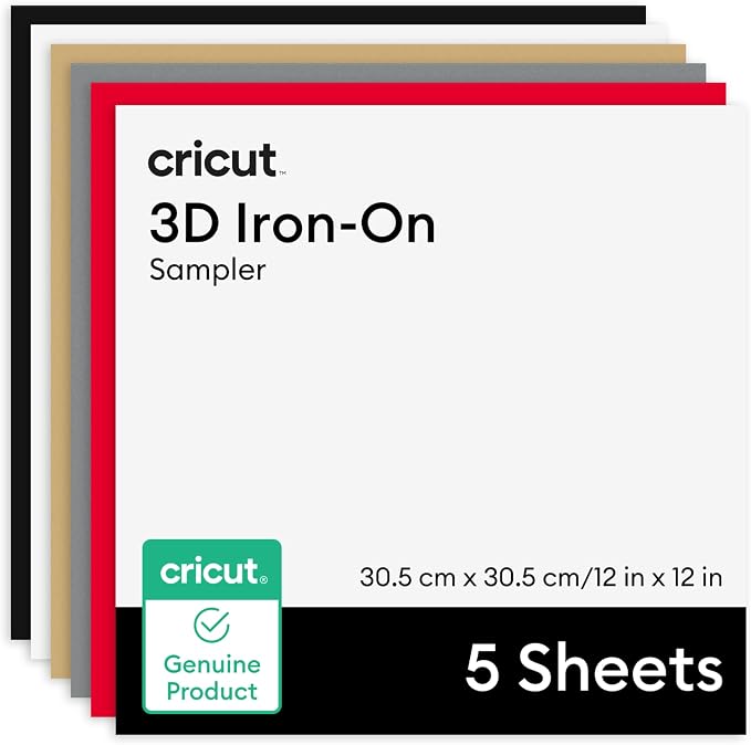 Cricut 3-D Iron-On - 5ft Bold Sampler